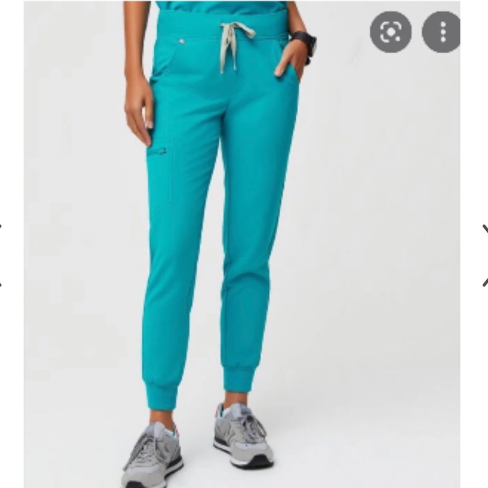 Figs Teal Zamora Pants